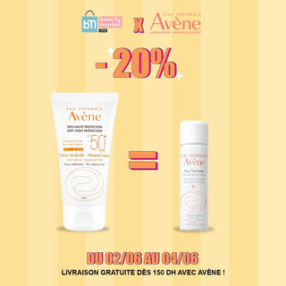 Avène Ecran Solaire Crème Minéral Spf 50+ – 50ml = Eau Thermale 50ML OFFERT