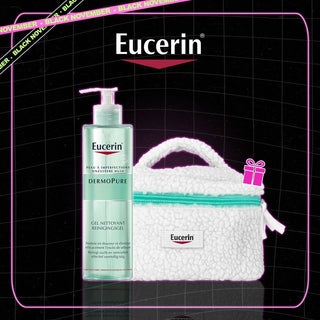 EUCERIN DERMOPURE GEL NETTOYANT 200ML =  TROUSSE OFFERTE