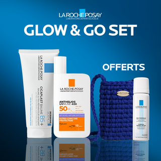 La roche posay GLOW & GO SET Cicaplast Baume B5+ 100ml + Anthelios uvmune 400 fluide anti-taches spf 50+