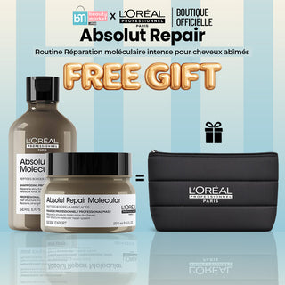 L'Oréal Professionnel Absolut Repair Molecular Shampooing 300ml + Masque 250ml = Trousse OFFERTE