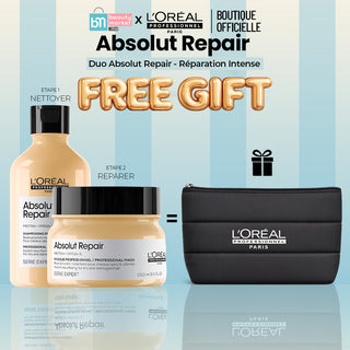L'Oréal Professionnel Absolut Repair Shampooing 300ml + Masque 250ml = Trousse offerte