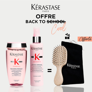 Kérastase Genesis Duo Bain Hydra-Fortifiant 250 ml + Défense Thermique 150 ml = MINI BROSSE DE SAC OFFERTE