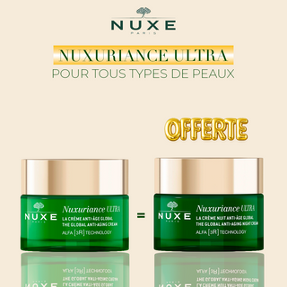 NUXE Nuxuriance Ultra Anti-Âge Global 50ml - pour tous types de peaux = LA CREME NUIT ANTI AGE GLOBAL 50 ML OFFERTE