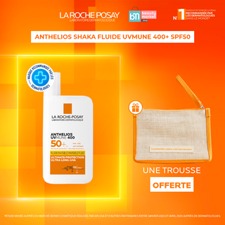 La roche-posay anthelios shaka fluide uvmune 400+ spf50 = Trousse OFFERTE