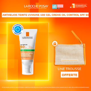 La roche posay anthelios teinte uvmune 400 gel creme oil control spf 50 = Trousse OFFERTE