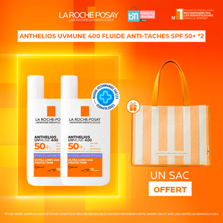 La roche posay anthelios uvmune 400 fluide anti-taches spf 50+ *2 = Sac OFFERT