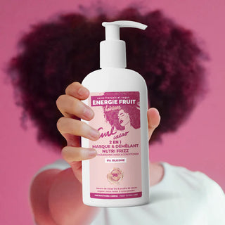 ENERGIEFRUIT MASQUE 2 EN 1 CACAO CURL NUTRITION INTENSE - BEURRE DE CACAO ET POUDRE DE CACAO - SANS SILICONE  300ML