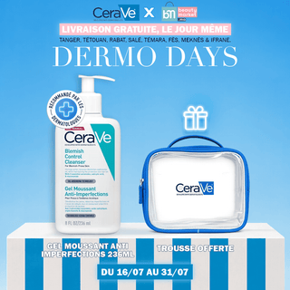 CERAVE GEL MOUSSANT ANTI IMPERFECTIONS 236ML = MINI TROUSSE OFFERTE