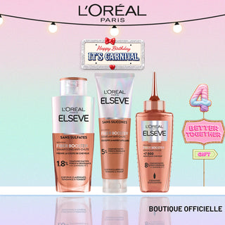L'Oréal Paris Elseve Routine Fiber Booster Anti-Chute Serm 120 Ml + Apsh 150 Ml + Shp 200ml