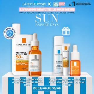 LA ROCHE-POSAY PACK SUMMER GLOW ANTHELIOS SHAKA FLUIDE + PURE VITAMIN C12 SERUM ECLAT 30M