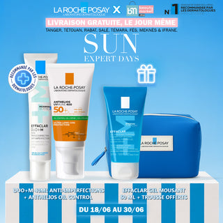 LA ROCHE-POSAY PACK ACNÉ EFFACLAR DUO+M 40ML + ANTHELIOS OIL CONTROL INVISIBLE SPF50