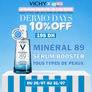 Vichy minéral 89 sérum booster hydratant fortifiant et repulpant 50 ml