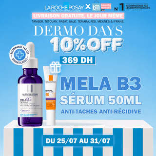 LA ROCHE POSAY MELA B3 SÉRUM 30ML = ANTHELIOS FLUIDE ANTI TACHES SPF 50 15 ML OFFERT