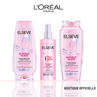 ELSEVE PACK ROUTINE GLYCOLIC GLOSS SHP 200ML + SPRAY 150ML + APSH 200ML