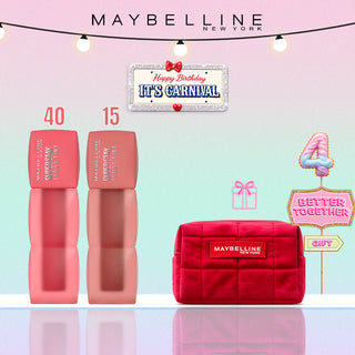 MAYBELLINE NEW YORK DUO SUPERSTAY TEDDY TINT BLUSH À LÈVRES  40, 15