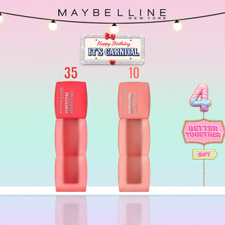 MAYBELLINE NEW YORK DUO SUPERSTAY TEDDY TINT BLUSH À LÈVRES 35, 10