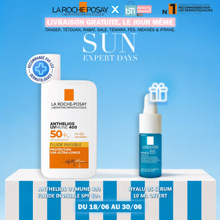 La roche-posay anthelios shaka fluide uvmune 400+ spf50 = Hyalu B5 Serum 10 Ml Offert