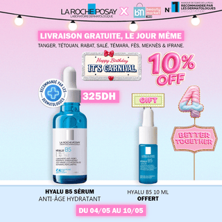 LA ROCHE POSAY HYALU B5 SÉRUM 30 ML = HYALU B5 10ML OFFERT