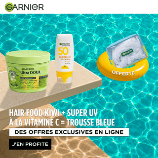 Garnier SUPER UV COOLING GEL 30ML + HAIR FOOD KIWI = TROUSSE OFFERTE
