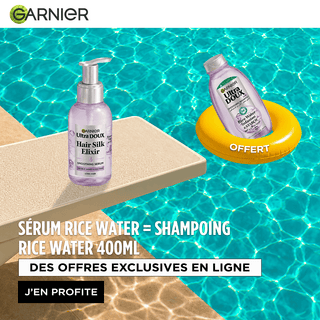 Garnier Ultra Doux Rice Water Hair Silk Serum 120ML + Rice Water SHAMPOOING INFUSION D’EAU DE RIZ & AMIDON 400ML