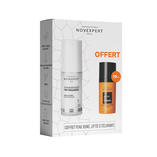 NOVEXPERT Coffret Booster Pro Collagene 30ml+Mini Booster Vit C 10ml OFFERT