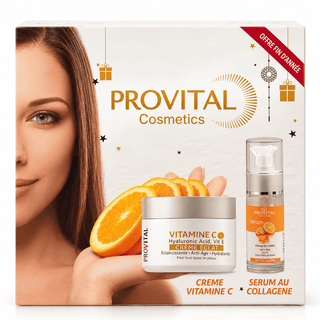 Pro Vital Pack Sérum au Collagène 30 ml + Crème Éclat Vitamine C 50 g