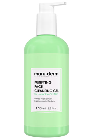 MARUDERM GEL NETTOYANT VISAGE PURIFIANT 400ML – Gel nettoyant doux pour peau nette, purifiée et équilibrée