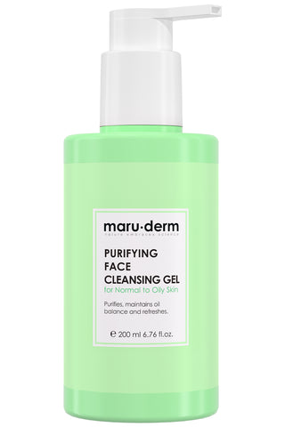 MARUDERM GEL NETTOYANT VISAGE PURIFIANT 200ML – Gel nettoyant doux pour peau nette, purifiée et équilibrée