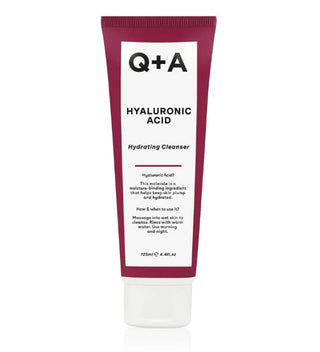 Q+A Nettoyant hydratant à l'acide hyaluronique 125ml