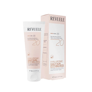 Revuele Hyaluronic Daily Sun Crème Mains Hydratante à l’Acide Hyaluronique SPF20 80 ml