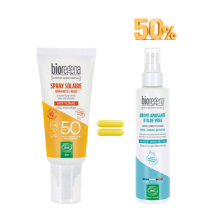 BioRegena Ecran Solaire en Spray Enfants Spf50 90ml +  Brume d’Aloé Véra 200ml A  -50%