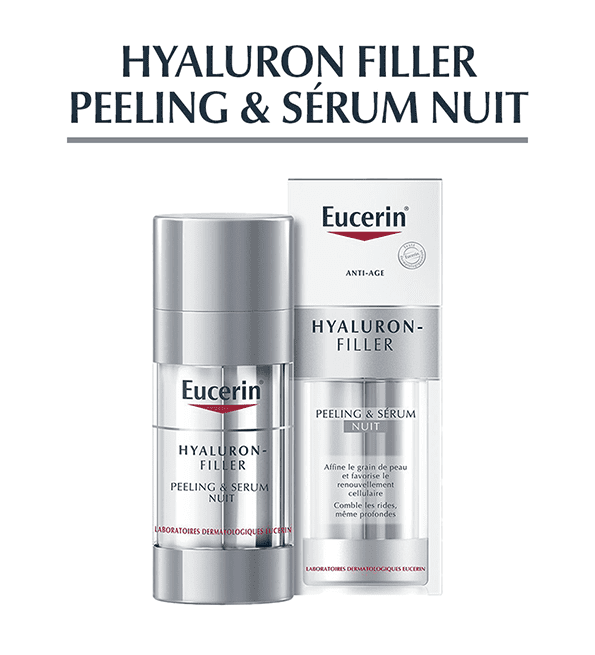 Eucerin – Hyaluron-Filler Peeling & Sérum Nuit – 30 ml