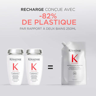 Kérastase Première Bain Décalcifiant Réparateur - Shampooing décalcifiant et réparateur Recharge 500ml