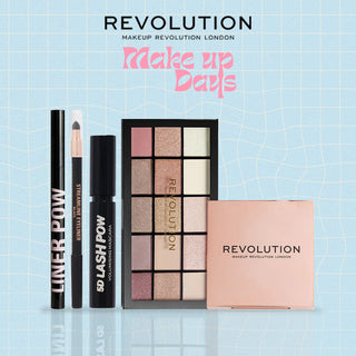 Revolution Pack Yeux Eyeliner + Mascara + Soap Styler + Eyeshadow palette
