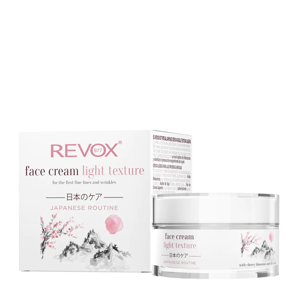 REVOX B77 JAPANESE RITUAL Crème visage texture légère 50ml