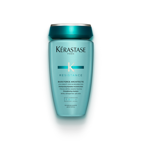Kérastase Résistance Bain Force Architecte 250ml – Shampooing Réparateur Cheveux Abîmés