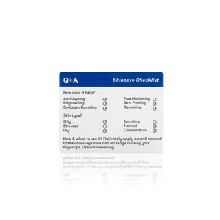Q+A RETINOL REGENERATING EYE CREAM 15ML