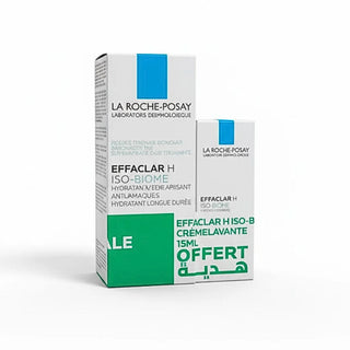 La Roche Posay Effaclar H Iso-Biome Pack Creme 40ml=Creme Lavante Format Voyage OFFERT