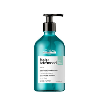 L'OREAL PROFESSIONNEL SCALP ADVANCED SHAMPOOING DERMO CLARIFIER - Cheveux gras 500 ML