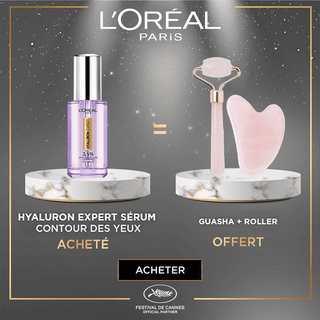 L'Oréal Paris Hyaluron Expert Serum contour des yeux 2.5% 20ml = GUASHA + ROLLER OFFERTS