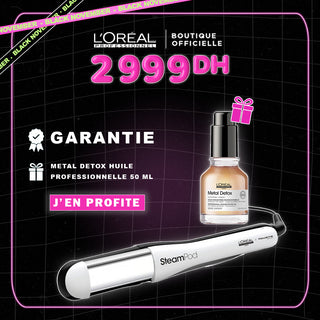 L'ORÉAL PROFESSIONNEL STEAMPOD 4.0 = METAL DETOX HUILE CONCENTRE 50 ML OFFERT