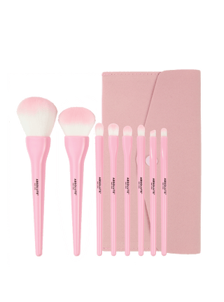 ABSOLUTE NEW YORK Pink Essentials Makeup Brush Set