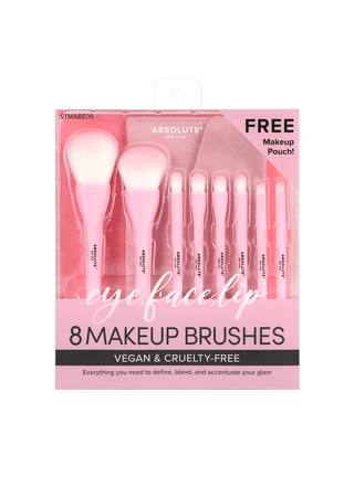 ABSOLUTE NEW YORK Pink Essentials Makeup Brush Set