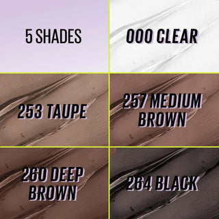 MAYBELLINE SUPER LOCK BROW GLUE TRANSAPENT + CRAYON SOURCILS SLIM 03