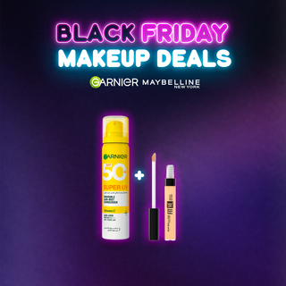 Garnier Super UV Invisible Air-Mist Sunscreen 75ML + Maybelline - FIT ME CONCEALER 20