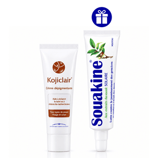 Dermo-Soins Pack Kojiclair Crème Éclaircissante 30 ml = Souakine Dentifrice Offert