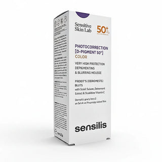 Sensilis Photocorrection D-Pigment SPF 50+ – crème solaire anti-taches et éclat du teint disponible en parapharmacie au Maroc