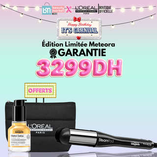 L'Oréal Professionnel SteamPod 4 Édition Limitée Meteora = Metal Detox huile concentre 50 ml+ Trousse offertes