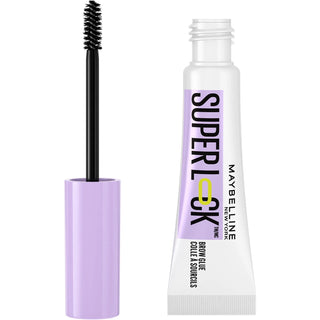 MAYBELLINE SUPER LOCK BROW GLUE TRANSAPENT + CRAYON SOURCILS SLIM 03