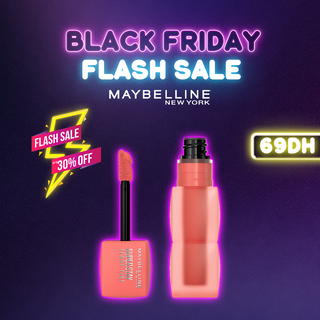 MAYBELLINE NEW YORK SUPERSTAY TEDDY TINT BLUSH À LÈVRES LIQUIDE FINI MAT FONDU BABY TEE 25